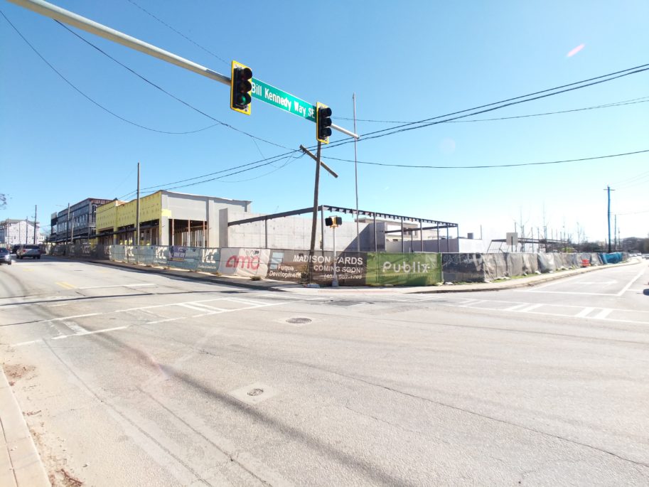 Madison Yards near the Beltline Eastside TRail extension to Memorial Drive.