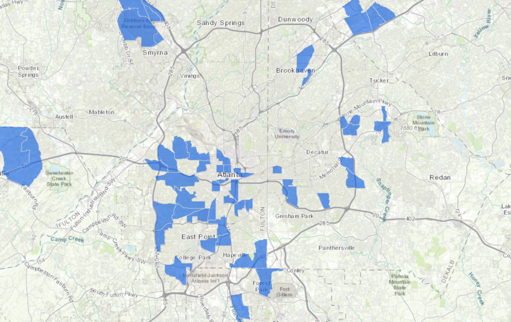 Opportunity Zones in Atlanta